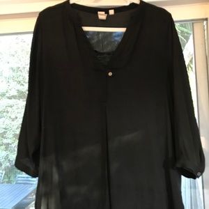 Dolan Black Long Sleeve Shirt
